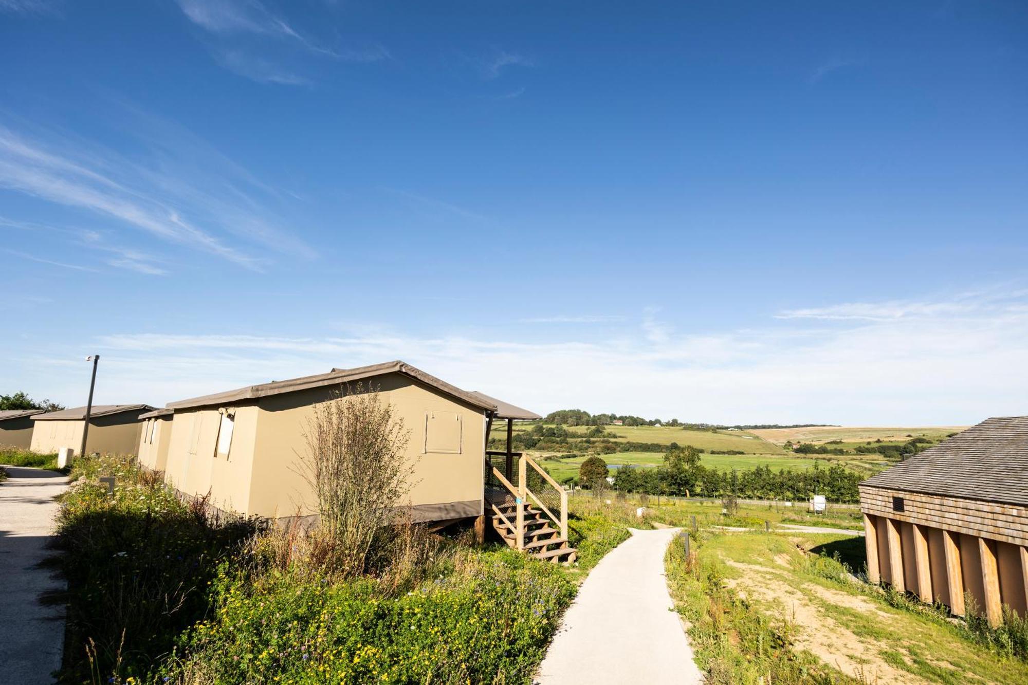 Camping Domaine Saane Et Mer Quiberville Oda fotoğraf