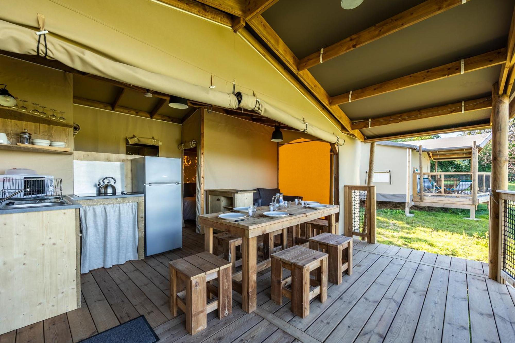 Camping Domaine Saane Et Mer Quiberville Oda fotoğraf