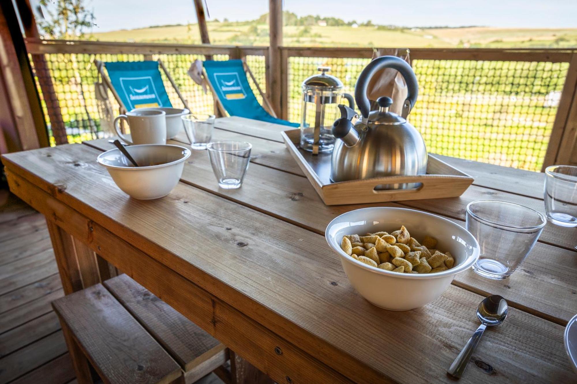 Camping Domaine Saane Et Mer Quiberville Oda fotoğraf
